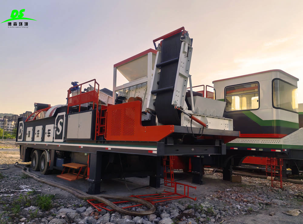 德森環(huán)境土壤淋洗車：移動修復(fù)，高效破局污染難題